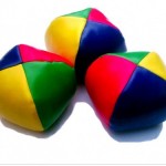 boules multicolores tissu